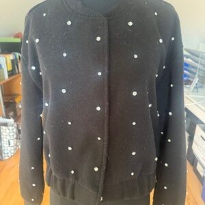 Crystal studed  Bomber Jacket